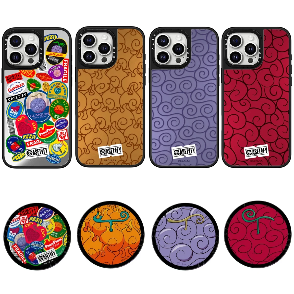 Magnetic Protective One Piece Devil Fruit Phone Case