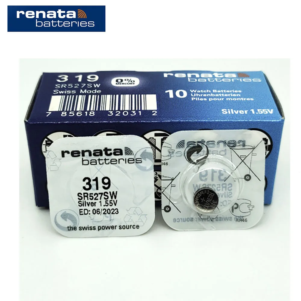 20X RETAIL Brand New Renata LONG LASTING 319 SR527SW SR527 V319 Watch