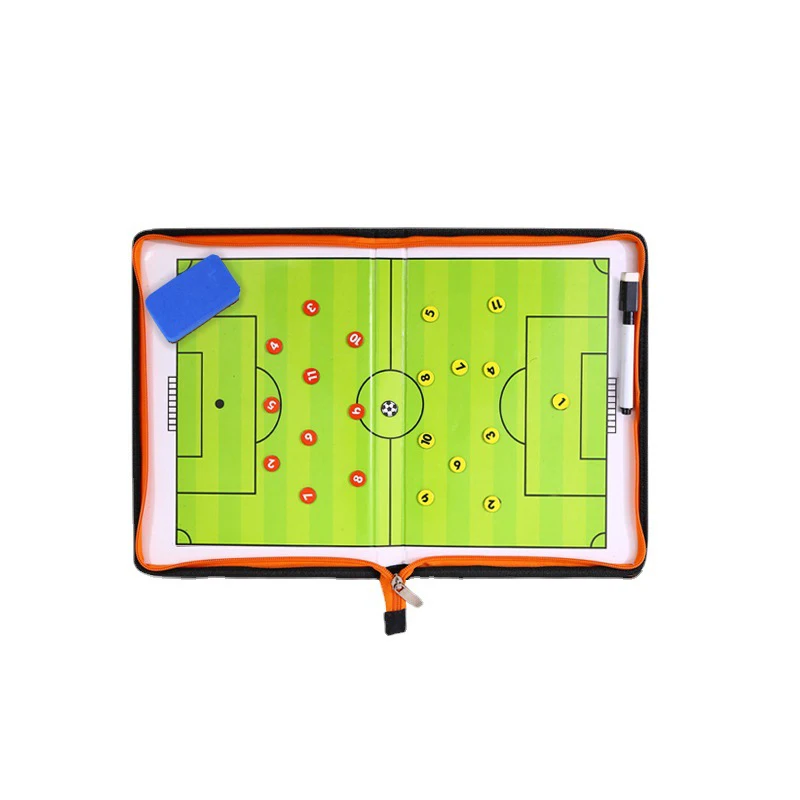 Zapinana na suwak tablica do piłki nożnej magnetyczny zamek do piłki nożnej taktyczna deska taktyczna z magnesami