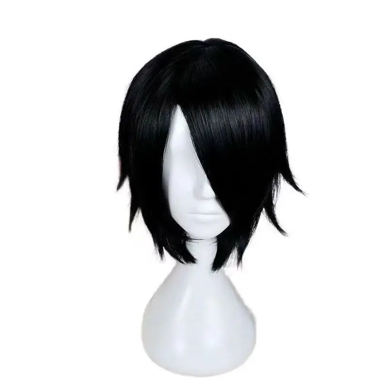 Boruto Sasuke Uchiha Short Straight Wig Cosplay