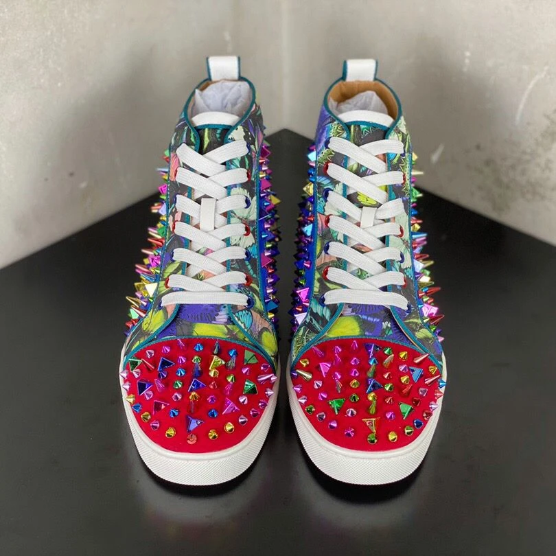 louis vuitton sneakers red bottom