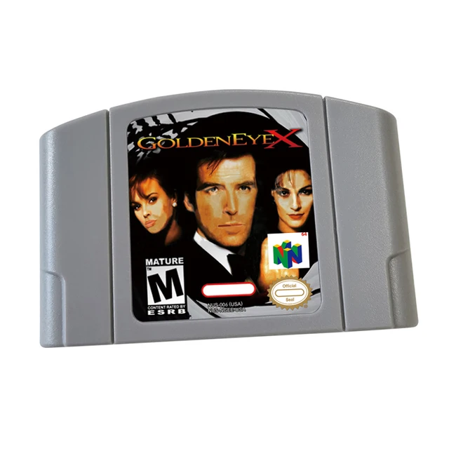 Reproduction Game Card Cartridge Goldeneye 007 X  N64 for Nlnten d0 Retro Console US Version
