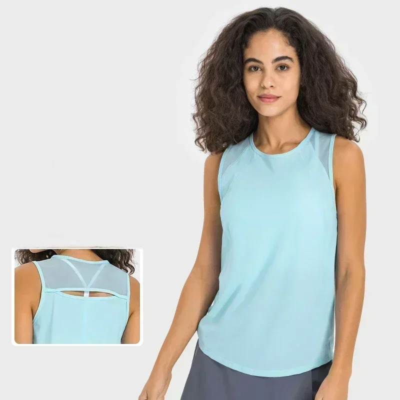 Lemon Women Sculpt sports vest Yoga Top Loose Fit Workout Tank Gym Wear Sleeveless Back Hollow Sportswear Running Sport Shirts