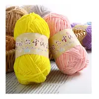 40g 148M 5826in Chenille yarn Hand Knitting Velvet Crochet Yarn Thread 100% polyester line knitting amigurumi Sweater Hat Scarf 1