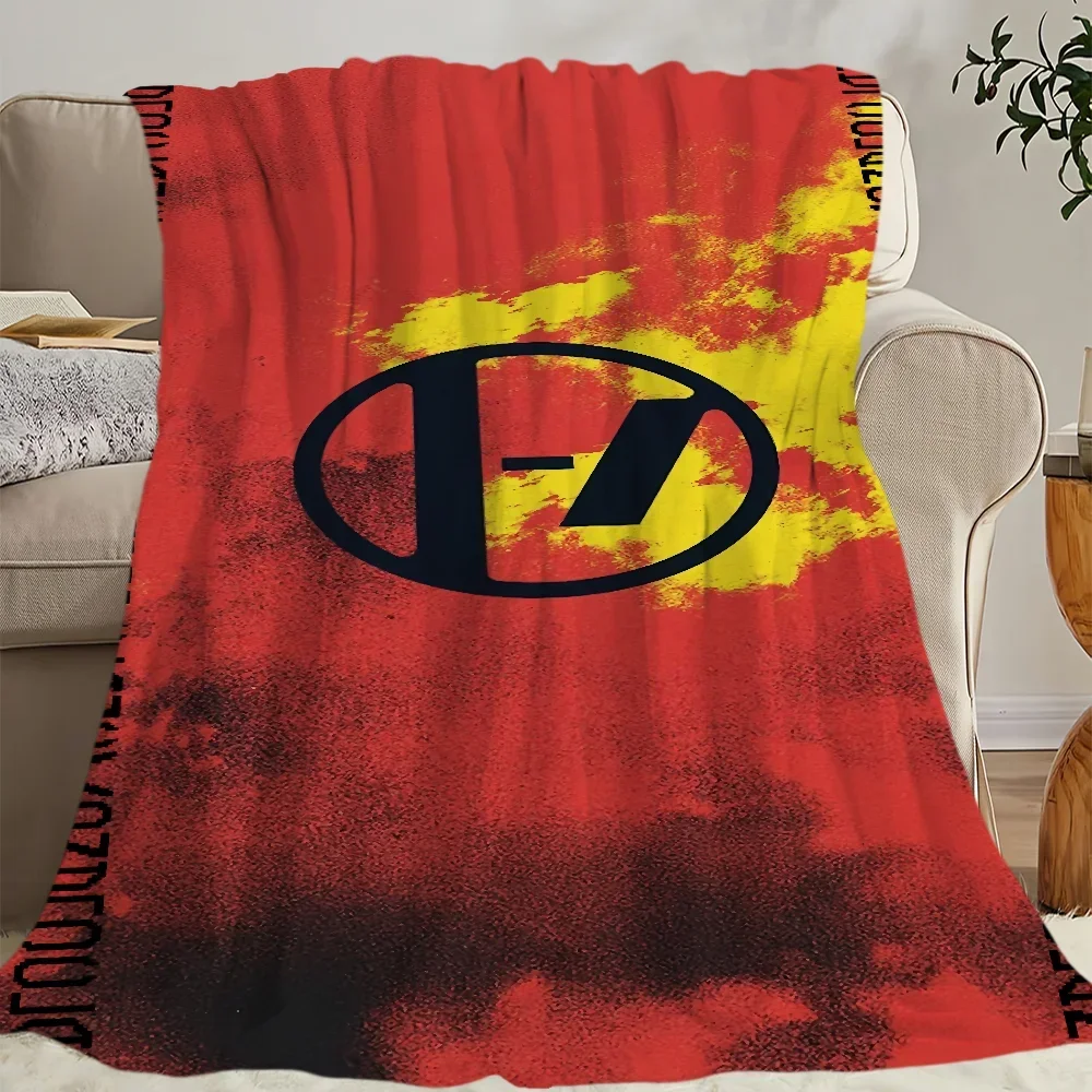 Band T-Twenty One P-Pilots Clancy Printed comfortable sofa living room bedroom Plush blanket suitable for home travel and gifts 6