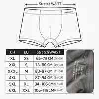 Boxers Noirs en Bambou pour Homme, Sous-Vêtements de Grande Taille XL, média, XXXL, XXmédia, 5XL, 6XL, Shorts de bug astique à Pieds Plats, Cadeaux, 5 Paquets 2