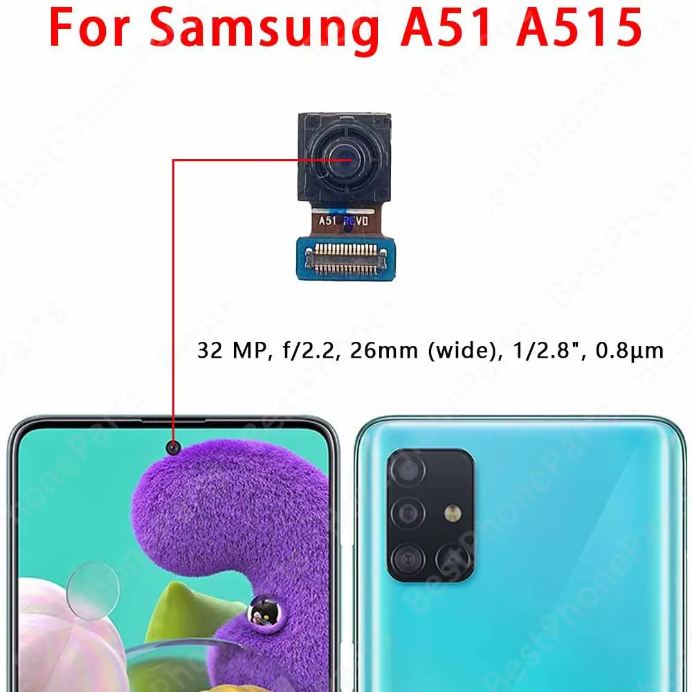 High-Quality Front Camera Module for Smartphones - Frontal Replacement Spare Part