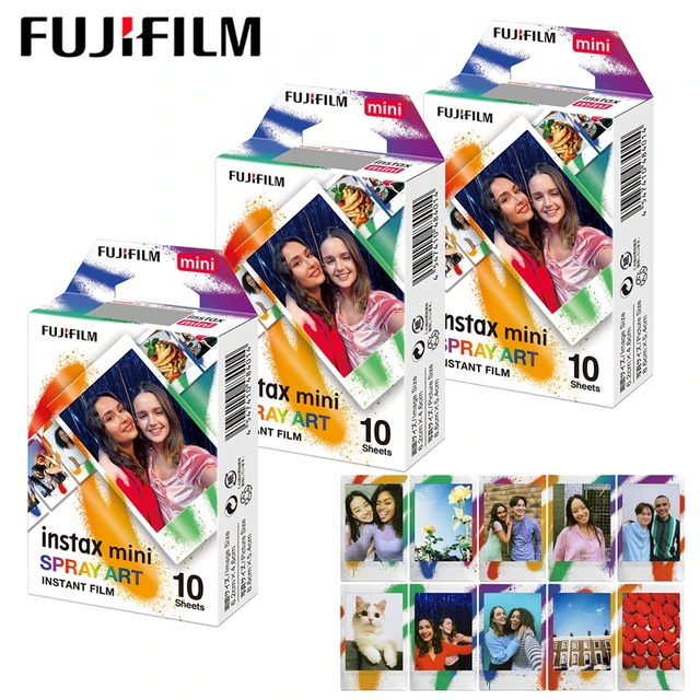 pelicula fotografica fujifilm instax mini spray art