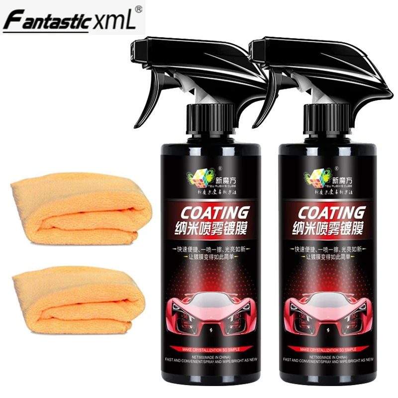 500ml Car 9h Ceramic Coating Nano Glass Plated Crystal Liquid