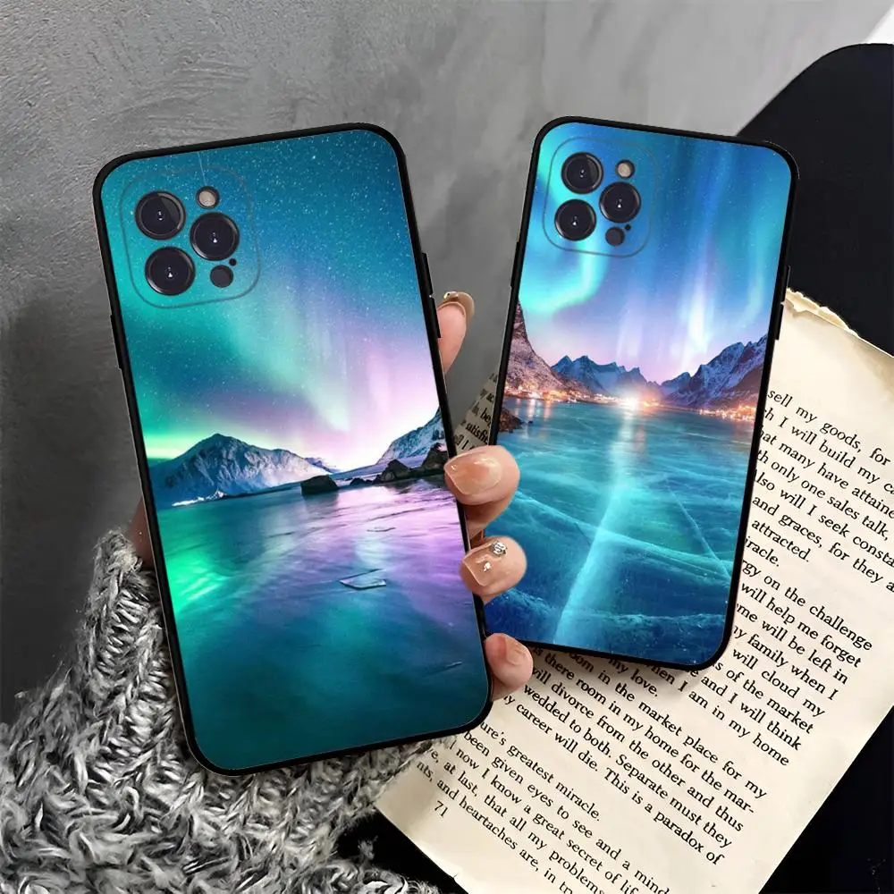 Custodia Per Telefono Arctic Polar Lights Per Iphone 15 14 13 12 Mini 11 Pro Xs Max X Xr Se 6 7 8 Plus Custodia Morbida In Silicone