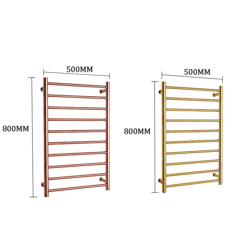 500*800*120(mm) Electric Towel Rack 304 Stainless Steel 50&deg;C+5 Constant Temperature Fast Heat Drying Bath Towel Bar 110V/220V