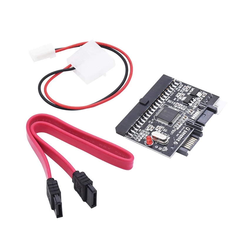 Sata para Ide ao Conversor do Adaptador Sata Suporte de Driver de Disco Rígido Hdd cd Dvd Adaptador Riser Board em 40pin 25 Polegadas