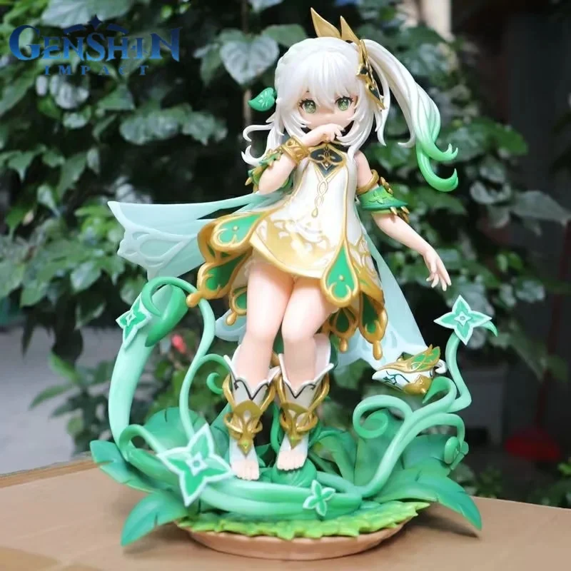 

28cm Anime Genshin Impact Nahida Game Figure Gk Lesser Lord Kusanali Statue Pvc Action Figurine Birthday Gift Collection Model