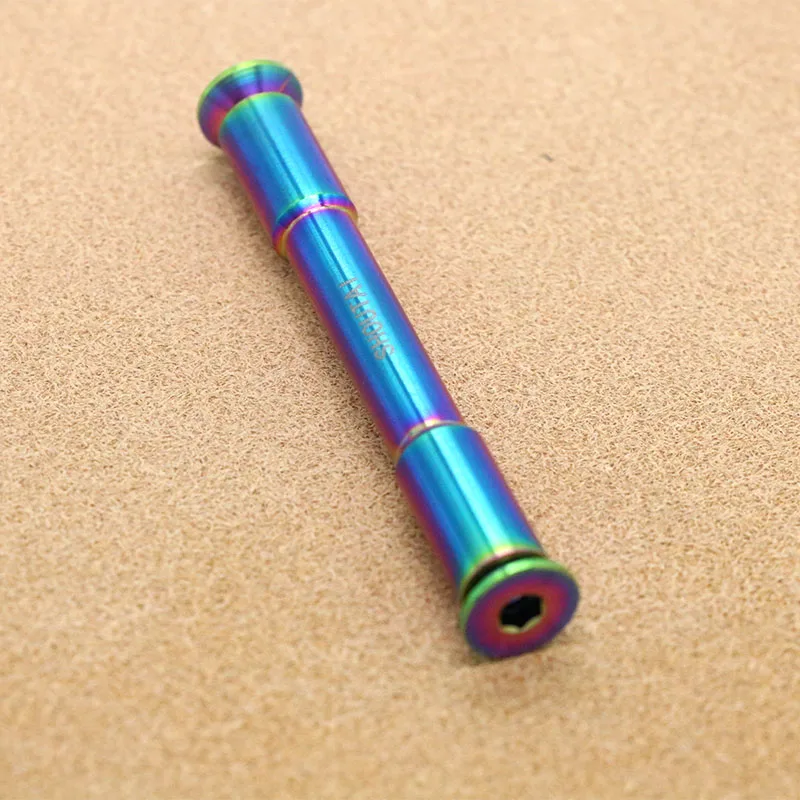 Description Picture 6 of itemFor Brompton SHOUTAI Bicycle Rear Fork Pivot Assembly Bolts Set Titanium Gold Black Colorful Bike Parts Titanium Alloy screws