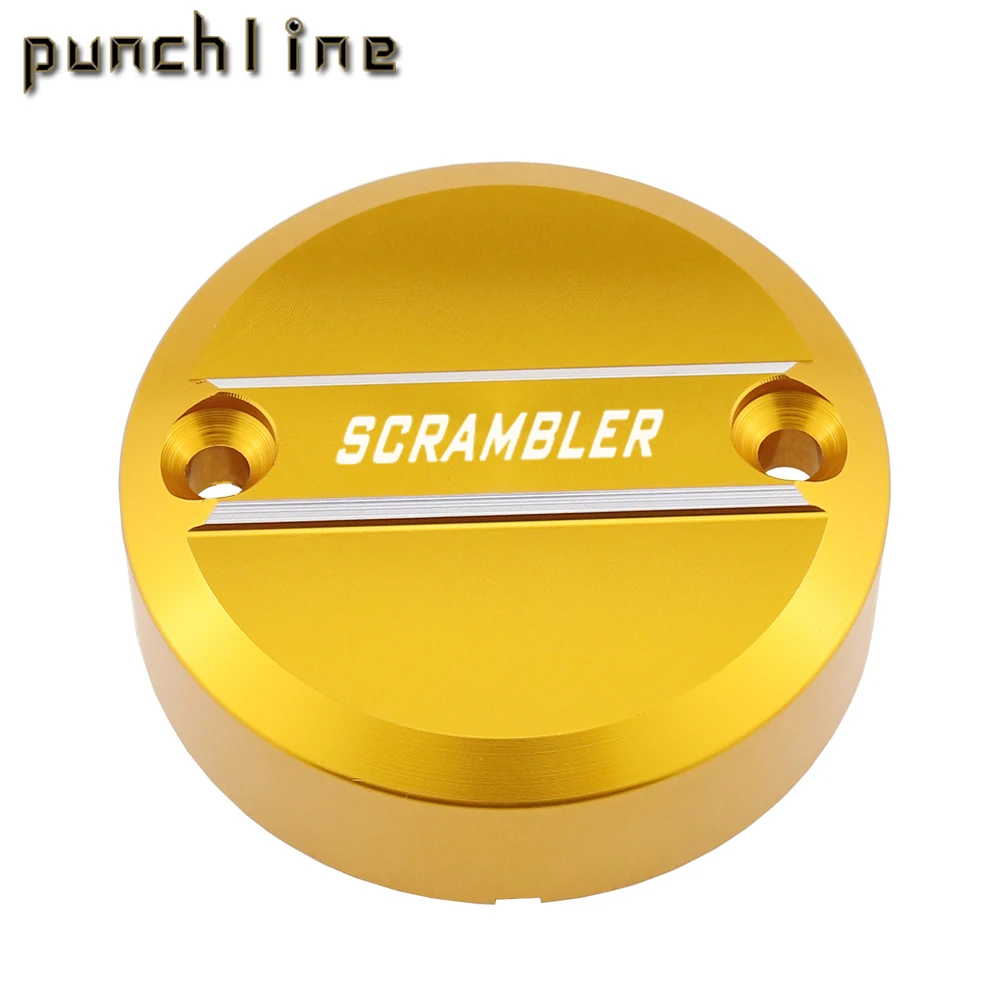 Enhanced Front Brake Fluid Reservoir Cap Cover for Scrambler and Thruxton Series