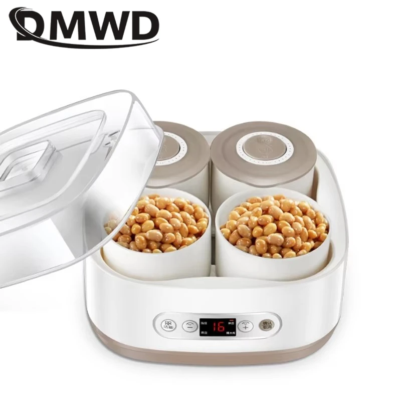 2L المهنية ناتو التخمير الكل في واحد آلة ترموستاتي الزبادي الأرز صانع النبيذ متعددة الوظائف طباخ بطيء خزان السيراميك