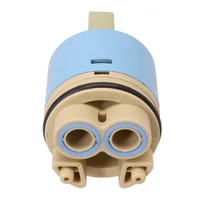Fit For Most Sink Faucets Lever Tap Mixer Tap Cartridge Bathroom Kitchen 35/40mm Ceramic Disc Durable Fittings 2