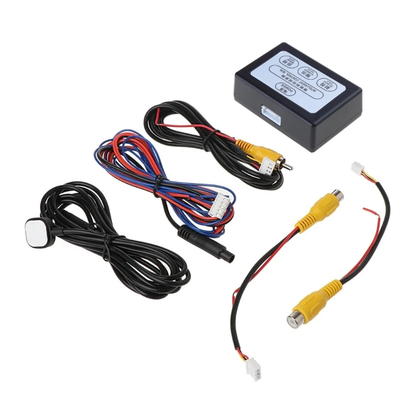 Reversing System Two-Way Control Box Front And ar View With Manual Channel Converter Car Parking Camera Video