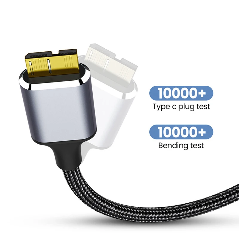 Premium High-Speed USB 3.0 to Type-C Adapter Cable