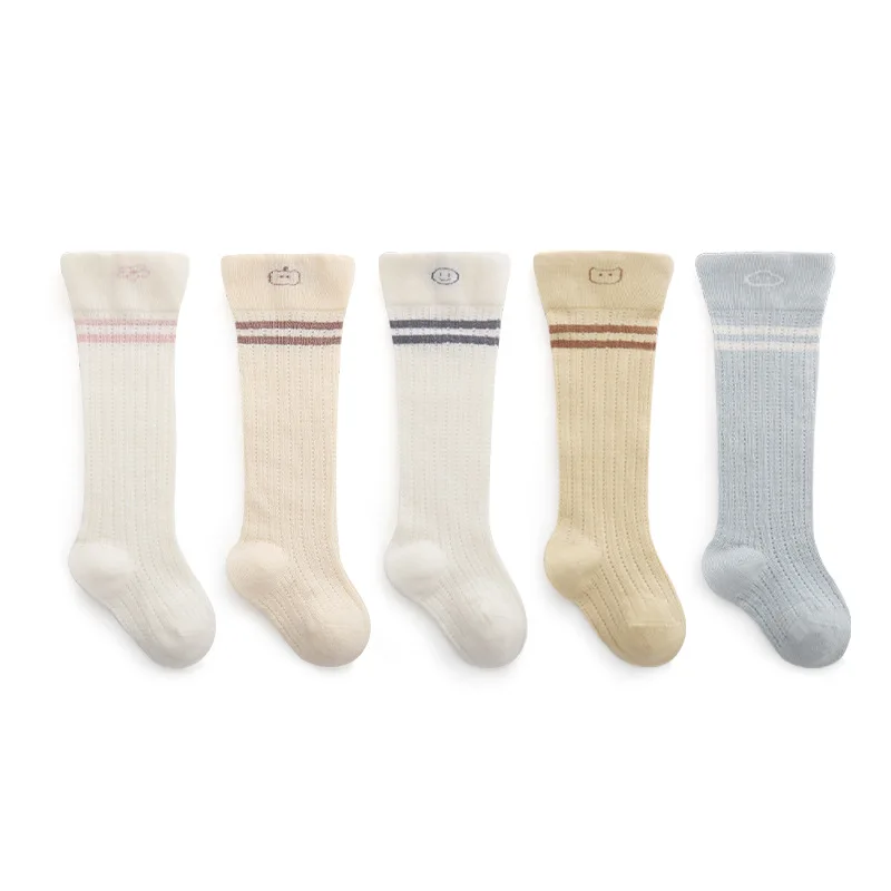 

Baby Girls Knee High Socks Long Kids Soft Cotton Lace Stuff Princess Children Sock Ruffle 0-8 Years Leg Warmers Cute Girl Socks