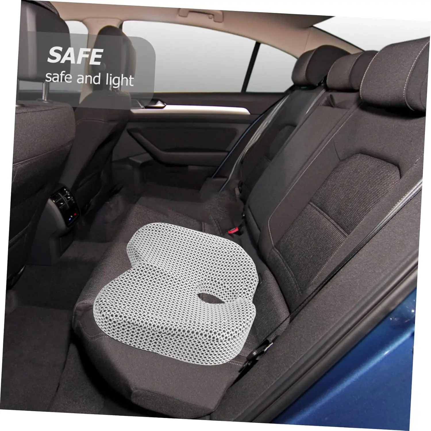 Memory Foam Cushion Office Chair Seat Pad Car Seat Pillow Lumbar Support Non-Slip Ergonomic Design for Chairs