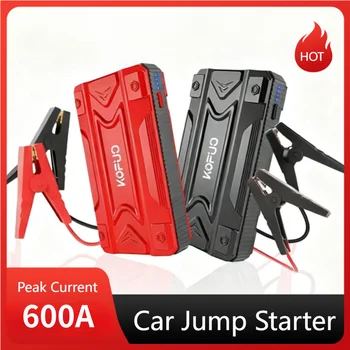 Avviatore di emergenza per auto Batteria Power Bank 600A Avviatore di emergenza portatile Booster Dispositivo di avviamento automatico 12V per avviamento veicolo a benzina