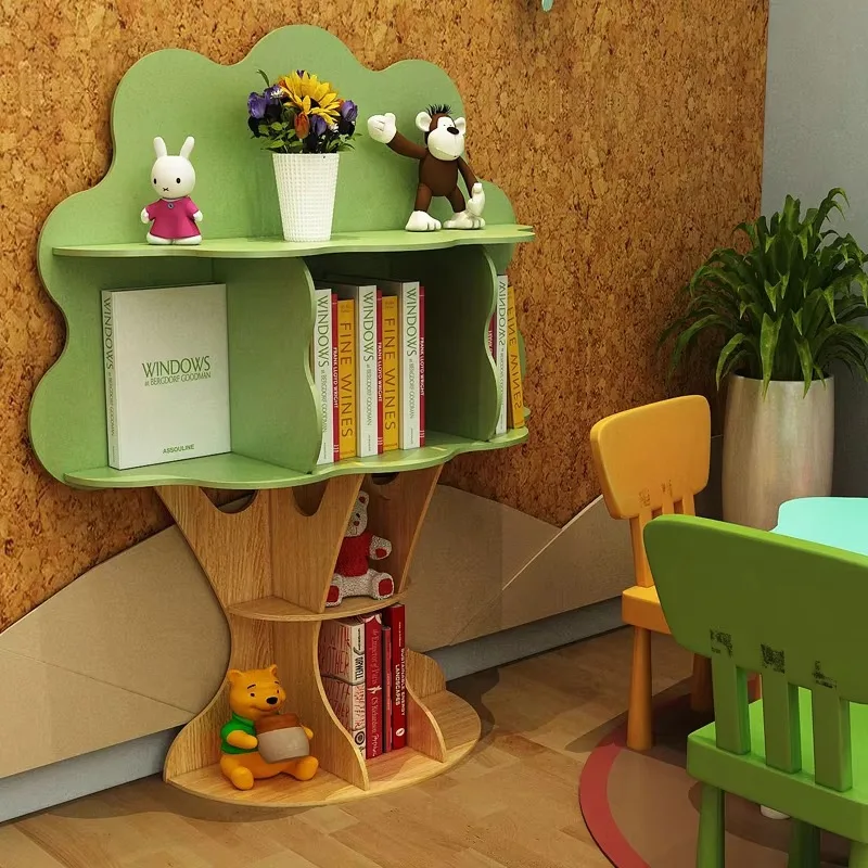 Kids Bookshelf Furniture Book Shelves Children's Room Songmics Library Bookstore Toy Storage Shelf Child Baby Bookcase Bookshops