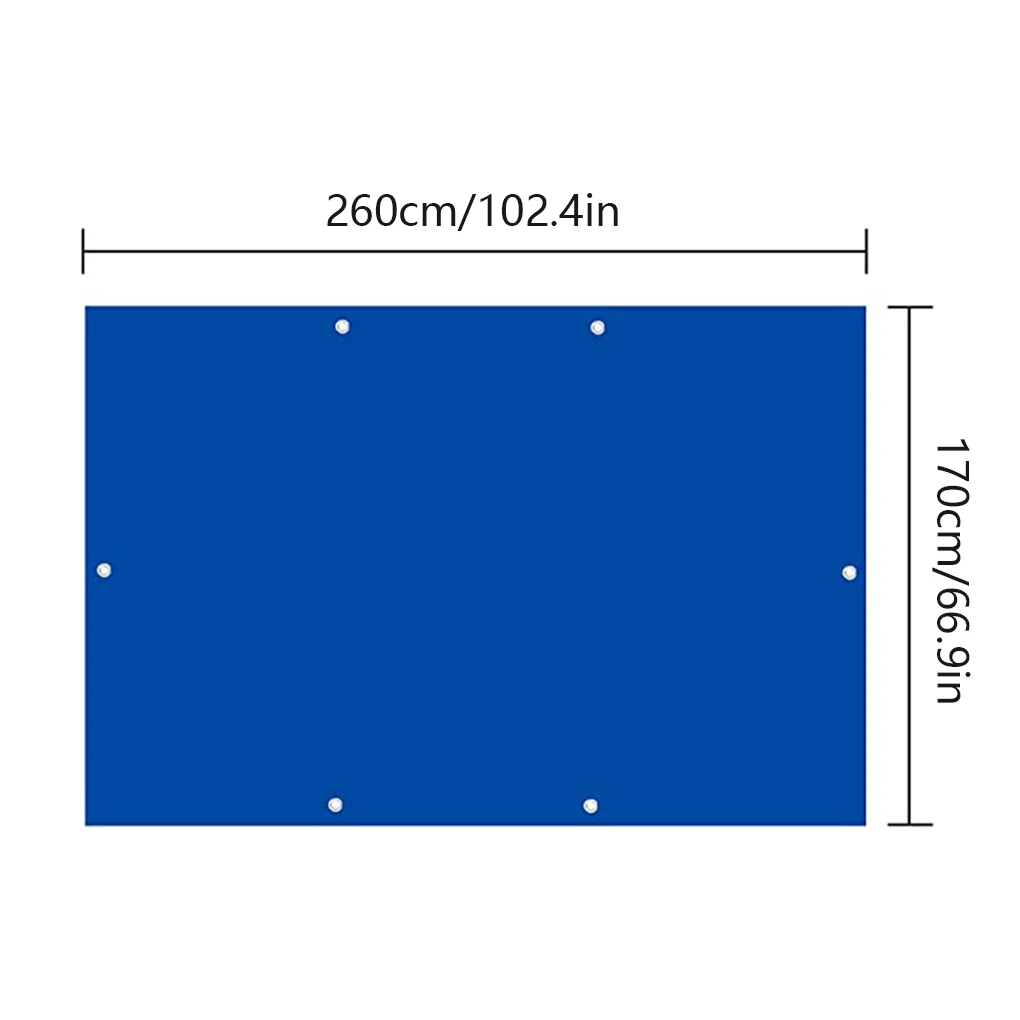 

Swimming Pool Cover Rectangle Ground Pool Protector PVC Waterproof Dust-proof Rain Cloth 300x201cm
