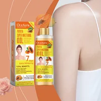 OCEAURA Papaye huile Super blanchissante visage et corps hydratant nourrissant blanchissant huile corporelle Massage corporel huile de Papaye peau 3.38 oz 4