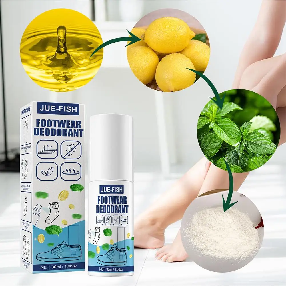 Description Picture 5 of itemPerfume Foot Odor Shoe Odor Nemesis Deodorant Odor Removal Spray Foot Artifact Footwear And Socks Anti-sweat Powder Foot Care