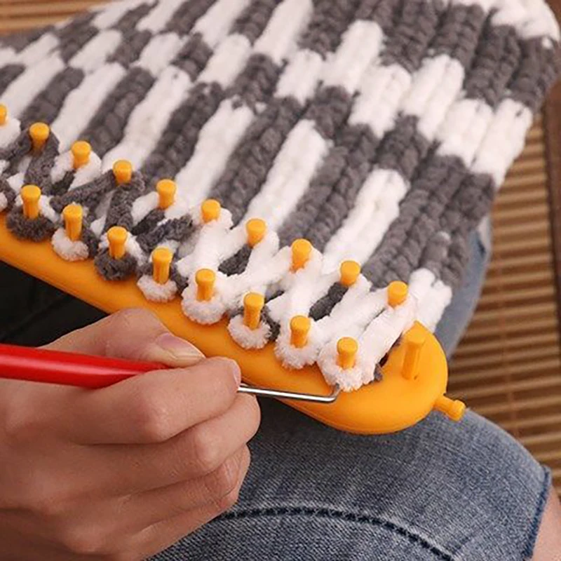 Small Knitting Loom for Beginners DIY Handmade Wool Knitting Tool Hat Loom  Weaving Loom for Hat Shawl Leg & Arm Warmers Scarf - AliExpress