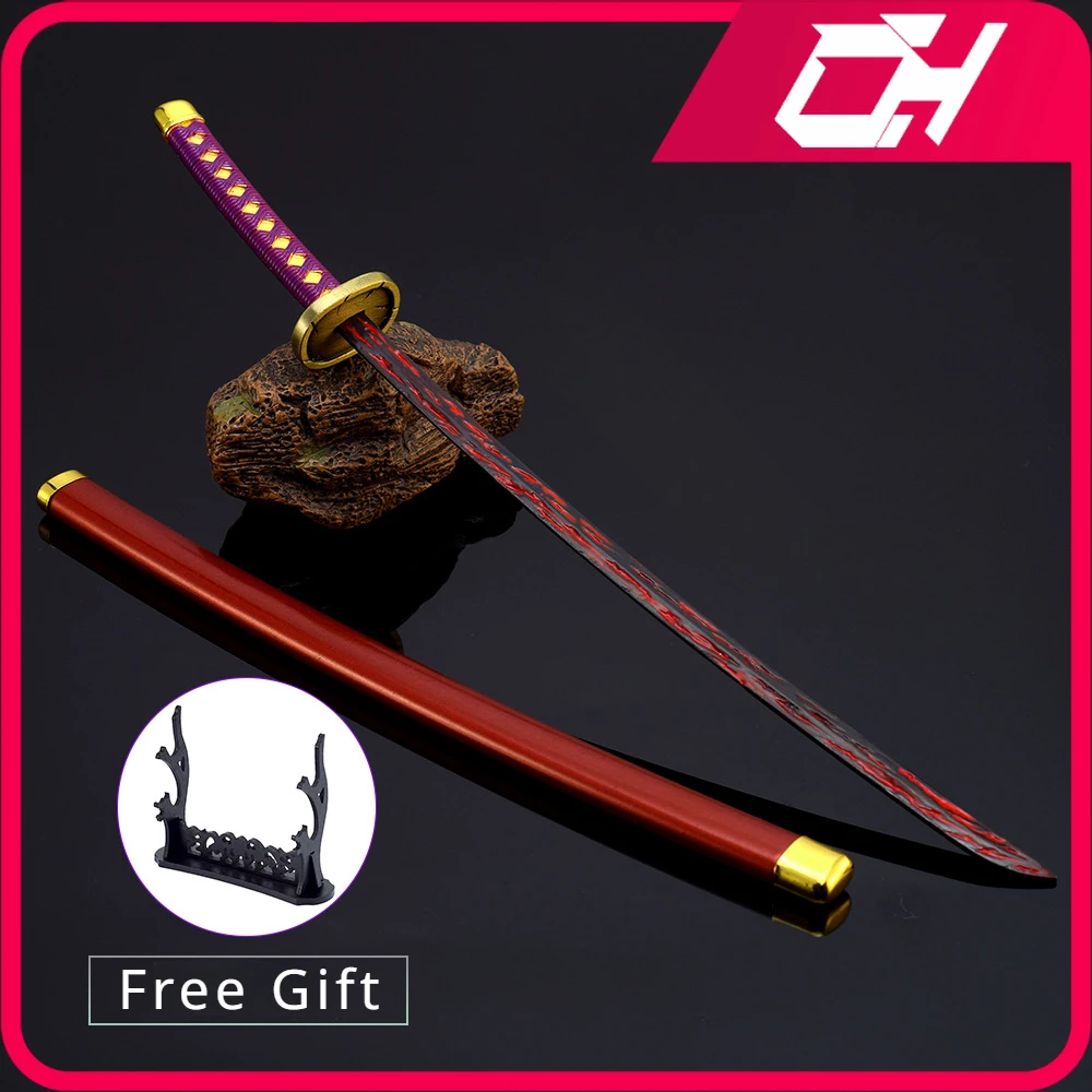 26Cm Ryujin Jakka Zanpakutou Yamamoto Genryuusai Shigekuni Ban Kai Metallo Anime Arma Modello Samurai Spada Ornamento Artigianato Giocattoli
