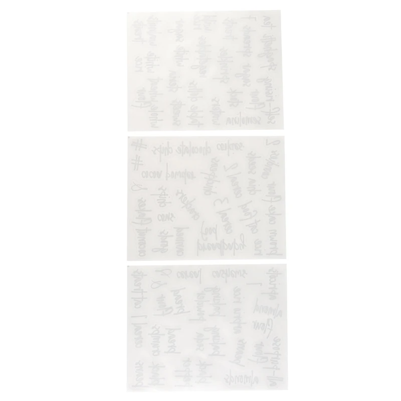 AB33-168PCS Pantry Label Printed Home Containers Jars Bottles Tags Waterproof Transparent Self-Adhesive Food Label Stickers