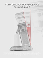 HiBREW G5 48mm Conical Burr Electric Coffee Grinder Compact Portable Coffee Bean Mill Kitchen for Espresso Turkish Coffee 5