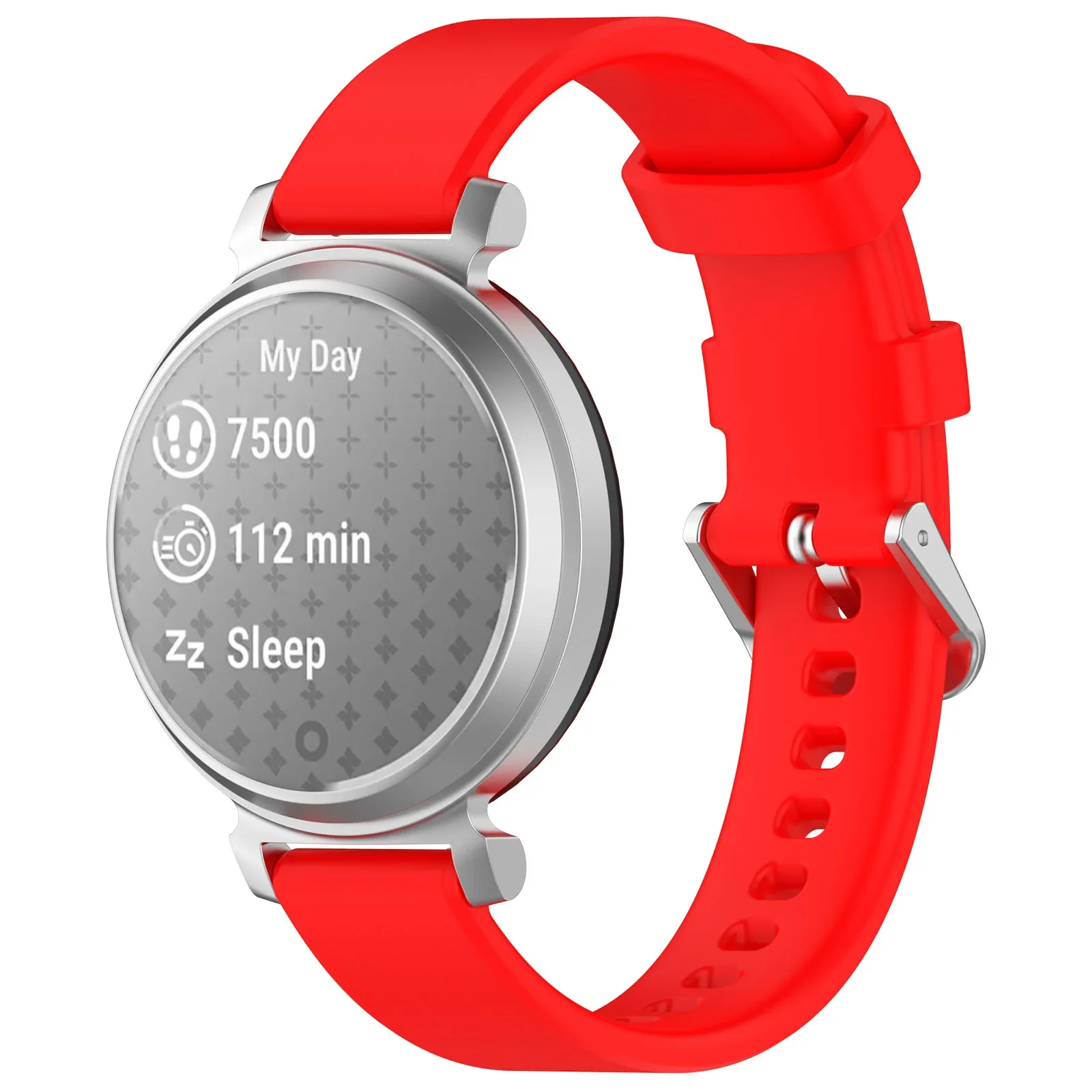 Official Silicone Watchband Strap for Garmin Lily 2 - Soft 14mm Bracelet Accessory