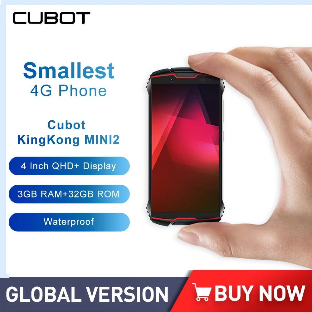Cubot Kingkong Mini 2 Rugged SmartPhones Waterproof Android 10 3GB+32GB ...