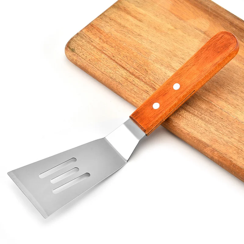 Barbecue tools Steak frying shovel Spatula turner Ossayi Stainless Steel Teppanyaki Turners Barbecue Steak Frying Shovel Spatula Cooking Tools Accessories