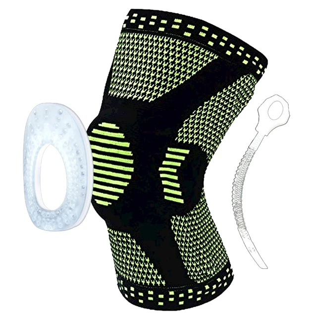 Tcare 1 Piece Professional Compression Knee Brace Support for Arthritis Relief, Joint Pain, ACL, MCL, Meniscus Tear Post Surgery Green - 1 Piece