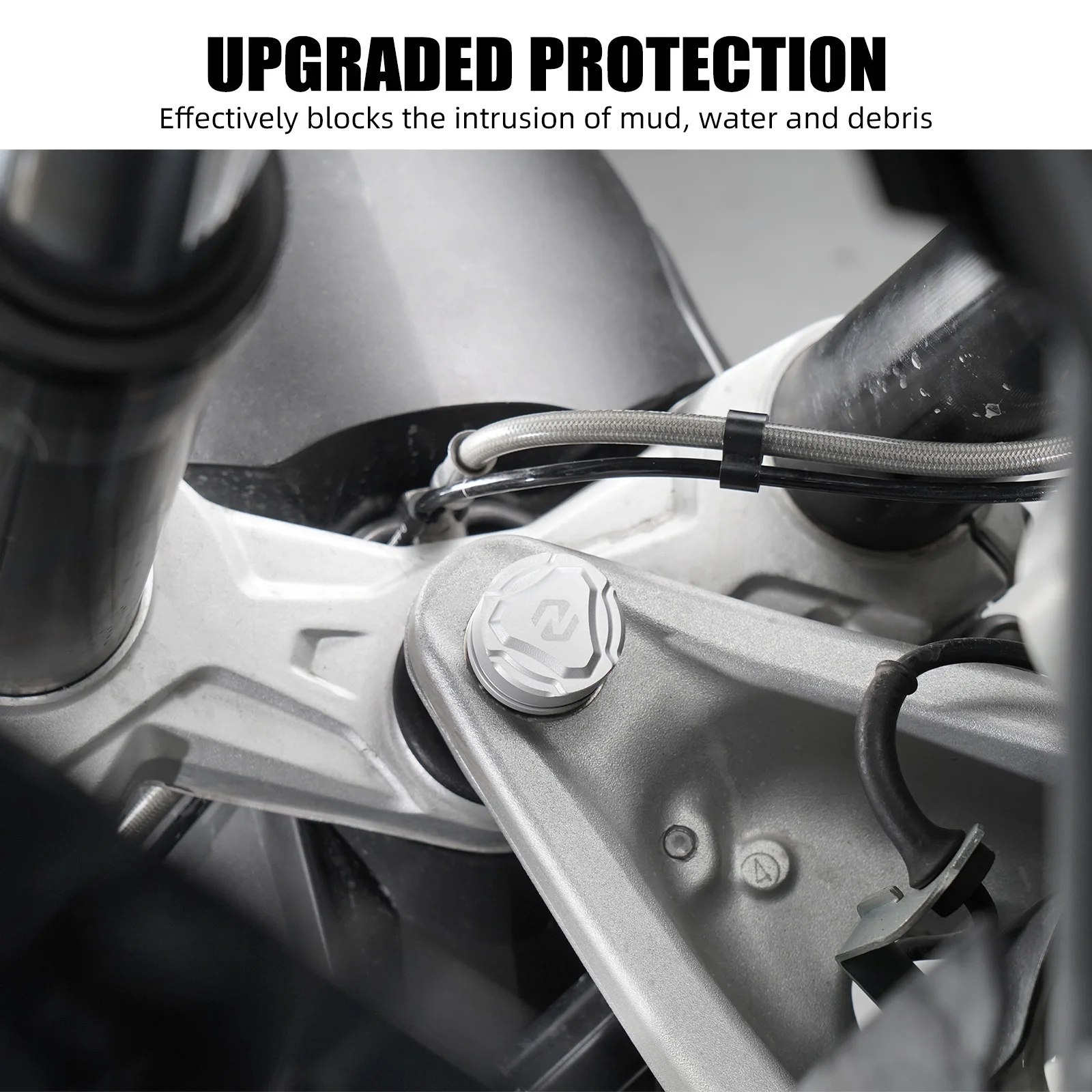 NICECNC Für BMW R1250GS R1250GS Adventure 2019–2024, Motorrad-Vorderradaufhängung, Gelenkschutz – Detail 6