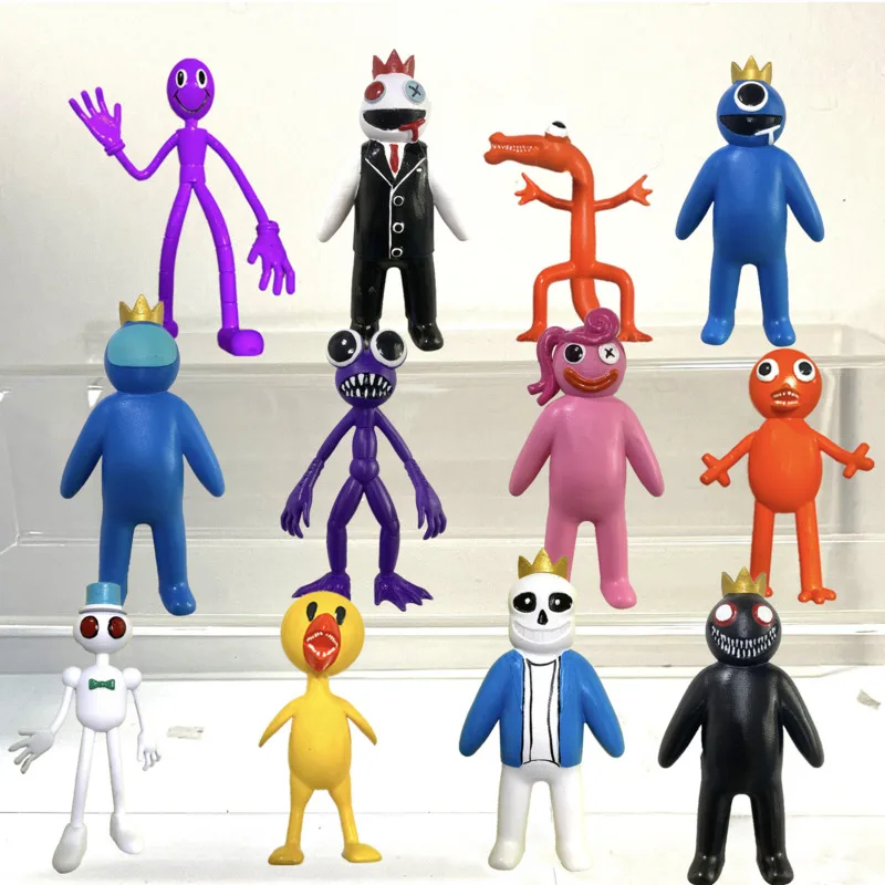 2023 Roblox Rainbow Friends Figuras Modelo Bonecas Anime Figura Jogos de  Terror Car Cake Decoração Crianças Brinquedos Presente