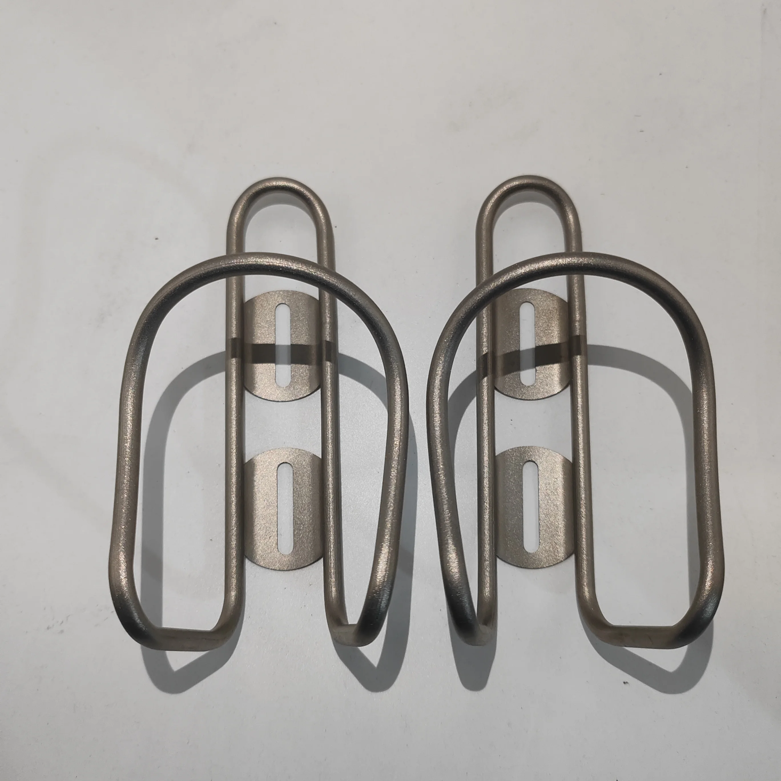 2x Sand Blasted Titanium Tube, Ultra Light Water Bottle Cage, Free M5 Ti Bolts, bicycle water bottle cage,bicycle bottle holder