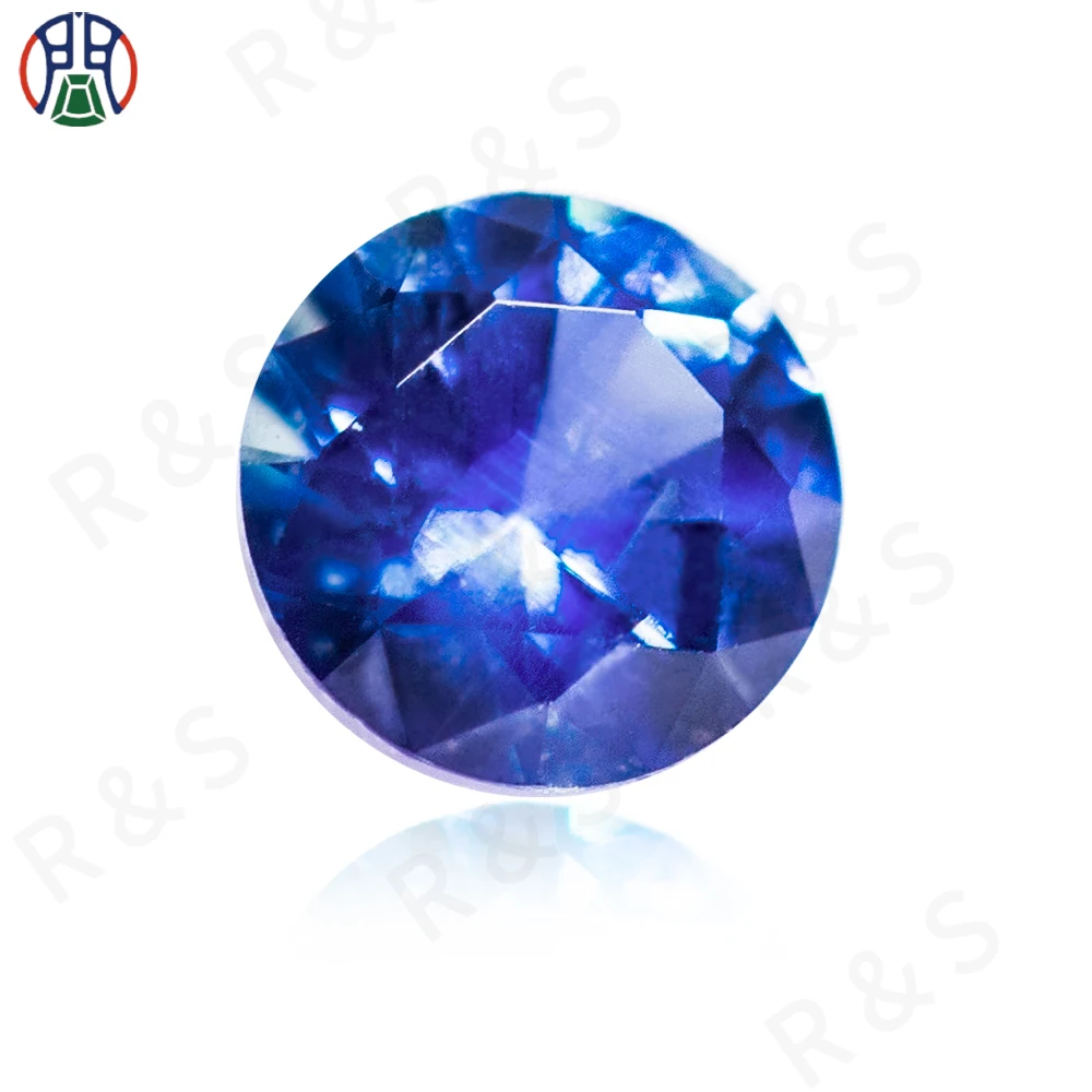 

Hot New Products Natural Loose Gemstones High Quality Factory Direct Selling Jewelry Making Stone Round Cut 2.0mm Blue Sapphire