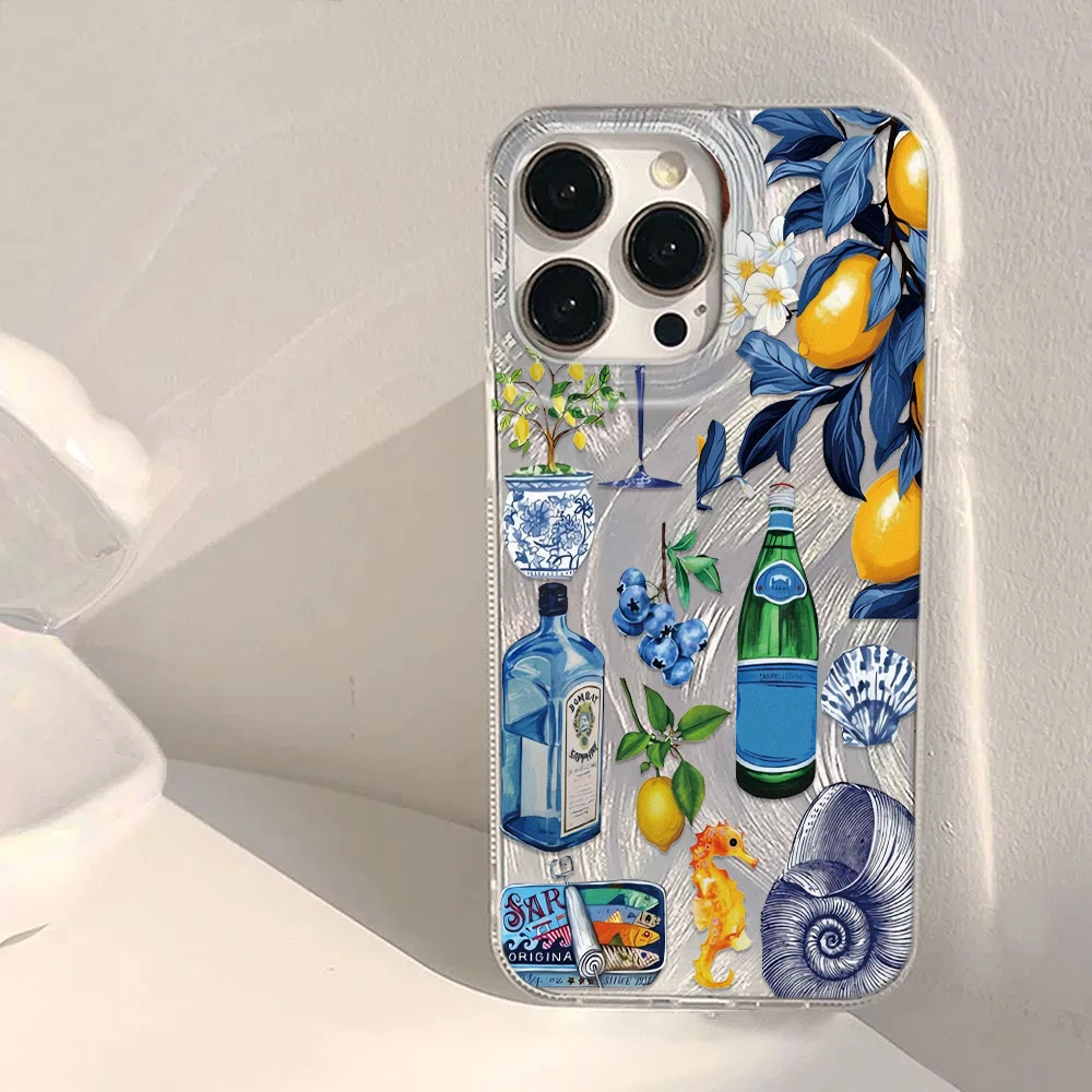 ตัวเลือกสินค้า เคสโทรศัพท์ลายดอกไม้เมดิเตอร์เรเนียน