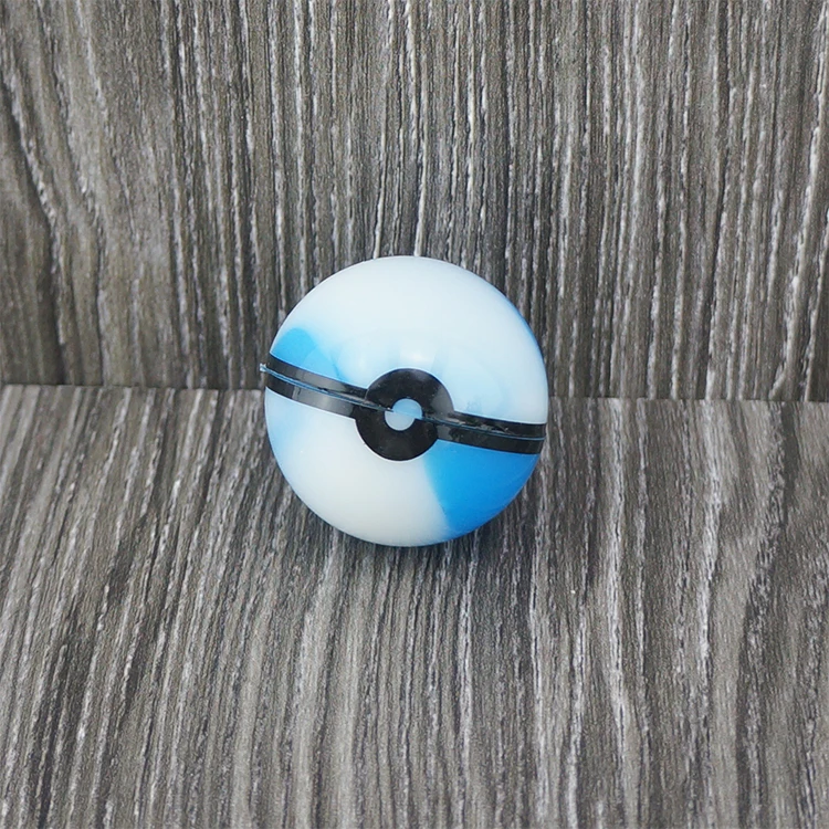 2PCS 6ML silicone ball silicone wax container Pill Storage box Oil container smoking tobacco