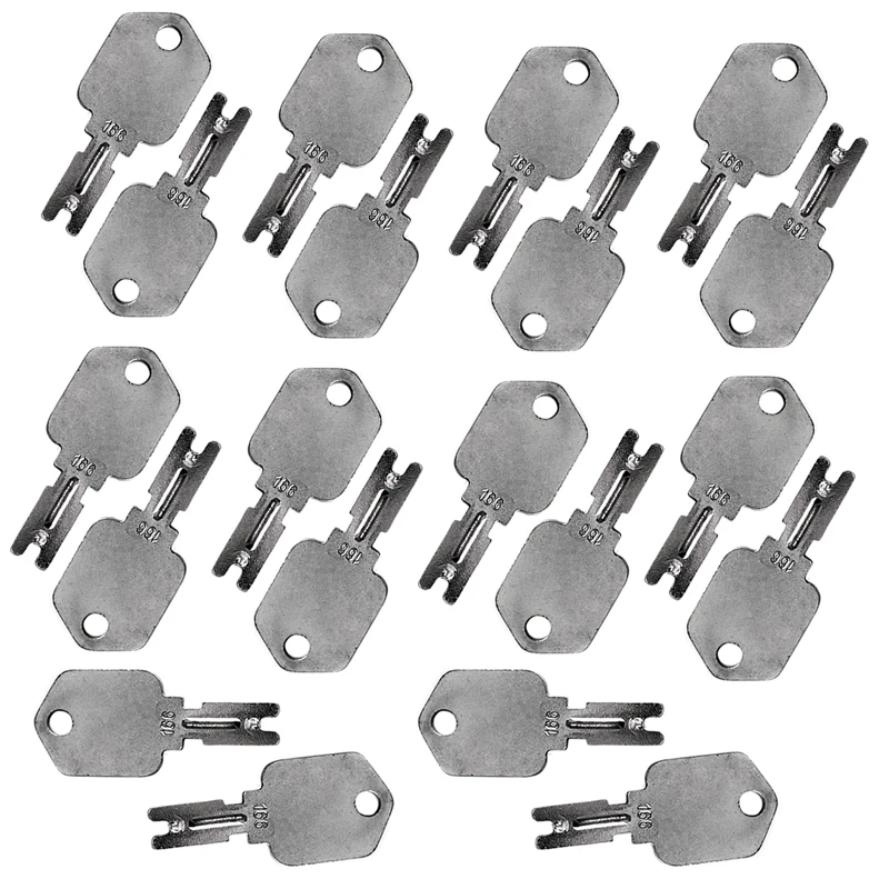 20PCS Ignition Key 166 1430 Compatible with CAT Forklift Compatible with Daewoo Skid Steer 430 440 450 New