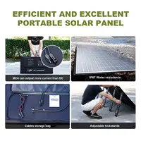 ALLPOWERS Panneau solaire pliable 400W / 200W / 140W / 100W / 60W Chargeur solaire avec sortie solaire pour centrale électrique Générateur solaire 5