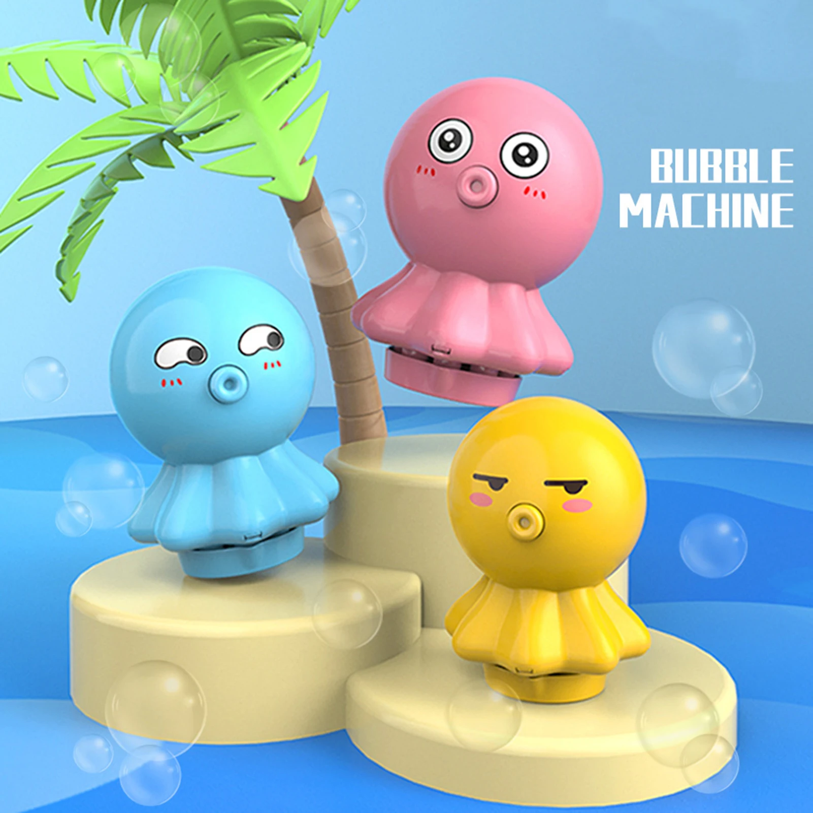 

Octopus Bubble Machine Bubble Maker Automatic Bubble Blower Machine Halloween Birthday Toys Gifts for Toddlers Girls Boys Indoor