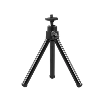 Treppiede per webcam portatile Treppiede leggero per mini webcam per smartphone Webcam Treppiede da tavolo Supporto per telefono Supporto da tavolo