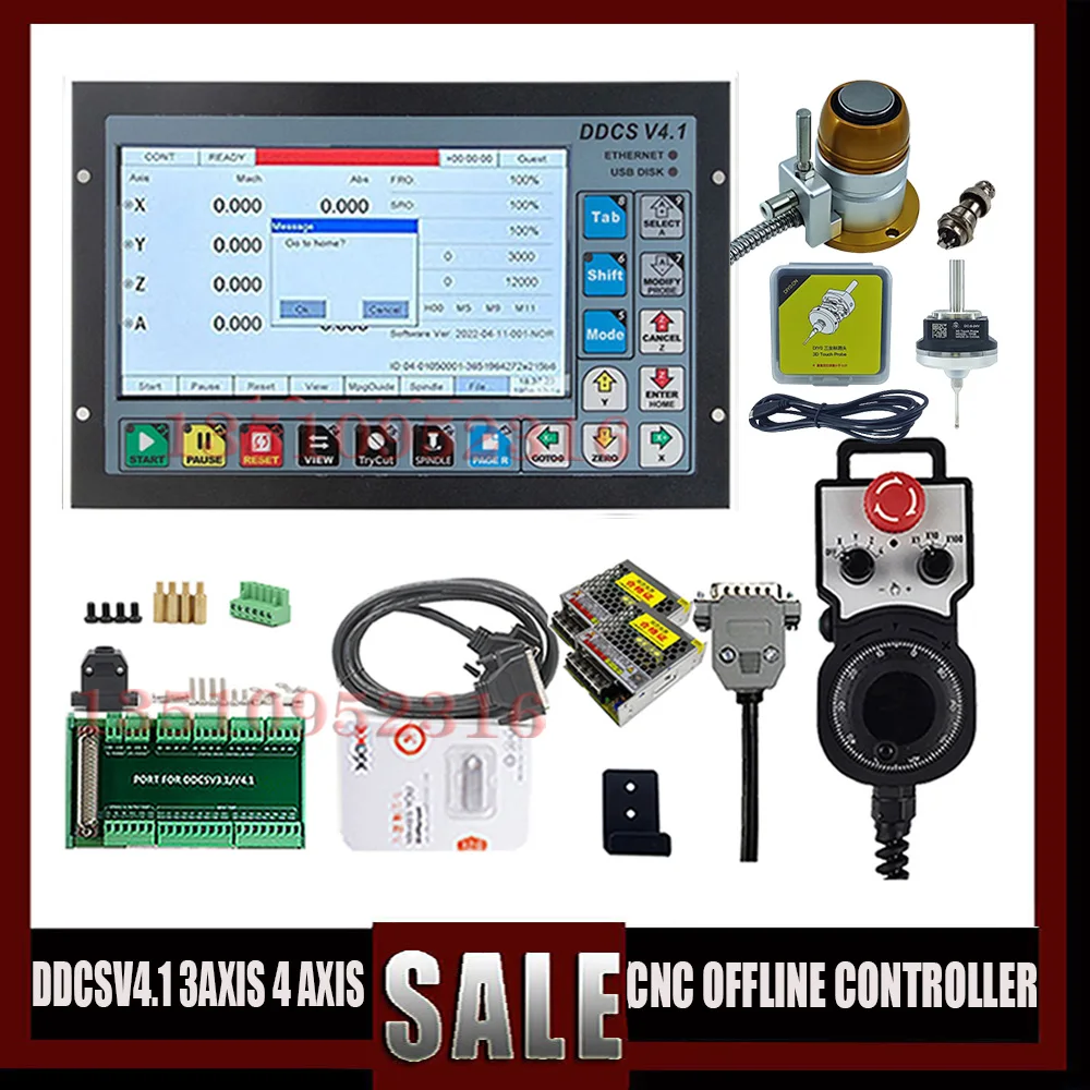 

2023 New Products! Ddcsv4.1 Controller Kit Supports 3/4 Axis Usb Cnc Controller For E-stop Mpg Engraving And Milling Machine
