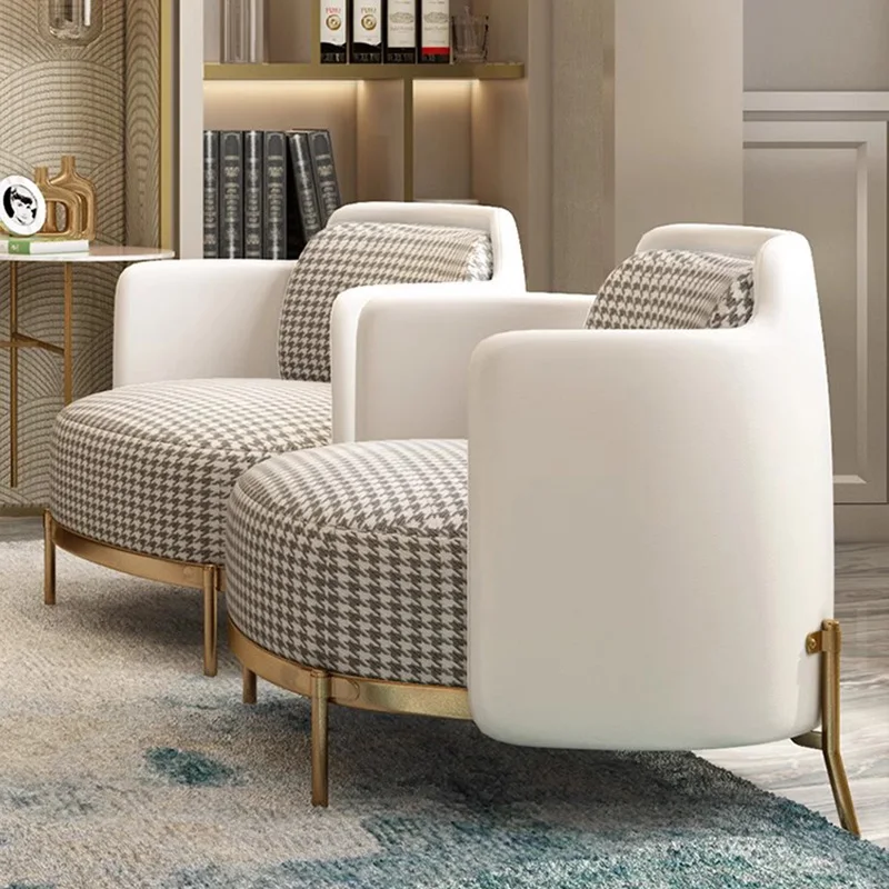 

European Luxury Living Room Sofa Recliner Leather Relaxing Comfortable Lazy Sofa Microfiber Adults Fauteuils Salon Home Decor